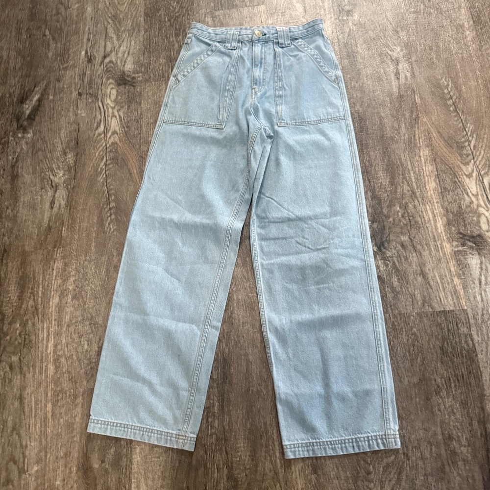 RAG & BONE Leyton Cargo Patch Pockets Jeans 26